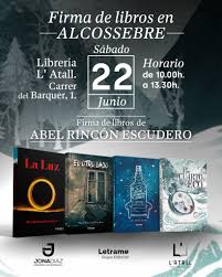 Firma de libros de Abel Rincón Escudero