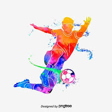 Silueta De Futbolistas Creativos Futbol Americano Multicolor Personaje Png Y Psd Para Descargar Gratis Pngtree Football Logo Design Sports Wall Art Football Players