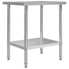 If you're looking for kitchen islands for sale, the first thing to decide is the shape and size you're. Vidaxl Kitchen Work Table 80x60x85 Cm Stainless Steel Vidaxl Co Uk