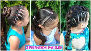 3 Peinados Faciles Y Bonitos Para Ninas 3 Easy Hairstyle For Gils Lph Youtube