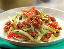 Resep jamur kancing tersedia dengan berbagai cara sesuai selera. Tumis Babi Dengan Daun Bawang Recipes Lee Kum Kee Home Hong Kong