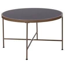 8mm thick tempered glass with solid metal legs make our coffee table more reliable and durable than other take this one, for example: Flash Furniture Nan Jn 21751ct Gg Chelsea 29 1 2 X 17 1 2 Round Black Glass Coffee Table With Matte Gold Metal Legs