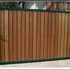 Pagar minimalis motif kayu lisplang grc di taman pagelaran sumber jualkanopitralis.com. Pagar Minimalis Grc Motif Kayu
