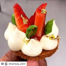 Repost Bhardwaj Ankit My Favourite Flavour Combimations Sable Breton Strawberry And Basil Jam Vanilla Whipped Ganche Fresh Strawber Flavors Strawberry Jam
