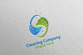 Download Cleaning Service Vector Logo Design Graphic By Denayunecf Creative Fabrica SVG Cut Files