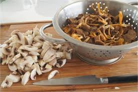 Mouiller avec le vin blanc sec. Tourte Forestiere Aux Champignons Des Bois La Cuisine C Est Lui Et Moi