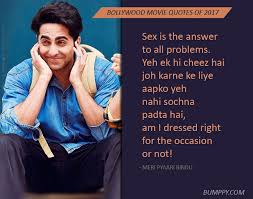 22 Heartfelt Quotes From The Great And The Not Very Great Hindi Movies Of 2017 Bumppy Meri pyari bindu teaser celebs reacts on ayush parineeti love. great hindi movies of 2017