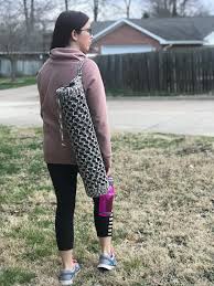 My daughter recently started yoga and requested a bag for her mat. Macrame Yoga Mat Bag Pattern Promotions