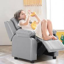 We did not find results for: Kids Recliner Deluxe Headrest Sofa Chair With Storage Arms Front Footrest Gray Ebay