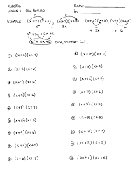 They say math is a universal language and that if we pay attention, we will see how beautiful it is. Foil Method Worksheet Kuta Printable Worksheets And Activities For Teachers Parents Tutors And Homeschool Families