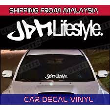 Quick view compare choose options. Jdm Lifestyle Stickers Windscreen Car Bumper Hood Mirror Cermin Door Proton Myvi Honda Axia Accord Civic Shopee Malaysia