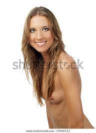 Smiling Young Blond Woman Topless Small Stock Photo 19646152 | Shutterstock