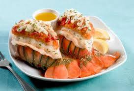 Place stuffed lobster tails in the prepared baking pan; Crab Imperial Stuffed Lobster Tails Capt N Chucky S Crab Cake Co West Chester