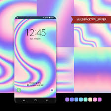 Holographic Wallpaper Multipack Samsung Galaxy Wallpaper Galaxy Theme Galaxy