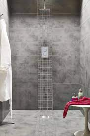 Dark and light grey tiled bathroom. Bathroom Kitchen Wetroom Design Ideas Topps Tiles Grey Bathrooms Grey Bathroom Tiles Grey Bathroom Floor