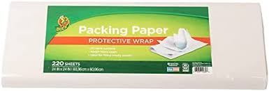 Self adhesive contact paper *see offer details. Duck Brand Packing Paper Each Sheet 24 Inch X 24 Inch White 1 Pack Of 220 Sheets 285125 Buy Online At Best Price In Uae Amazon Ae