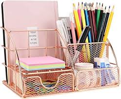Brass double ink well 8 pen rest and tray desk set 12 x 8 made in belguim. Morigem Desk Organiser Metal Office Organiser With Letter Tray Pen Holder Document Organiser And Drawer Suitable For The Office School And Home Amazon De Stationery Office Supplies