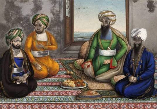 Dost_Mohammad Khan Amir of Kabul and part of his family, 1844s