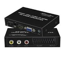 To help users convert the high quality of the hdmi video signal into normal cvbs signal. Composite Av Vga Rca Scart To Hdmi Converter Switcher Adapter Scart In Hdmi Out Ebay
