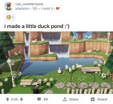 New Home I Guess Ac Newhorizons Animal Crossing Pond Animals New Animal Crossing