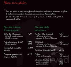 Restaurant La Casa Du Spaghetti Menu In Granby Quebec