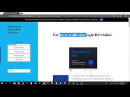 Offer valid for consumer accounts in good standing and is subject to change without notice. How To Pay Sears Credit Card Login Bill Online Youtube