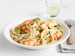 Lemon Spaghetti With Shrimp Recipe Lemon Spaghetti Food Network Recipes Pasta Dinners