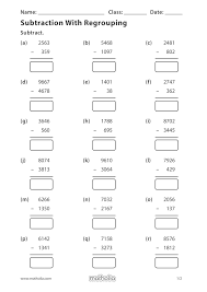 Subtraction With Regrouping In 2020 Play To Learn Mathematics For Grade 3 Math Addition Games