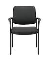 Offices To Go Black Fabric 4-Leg Guest Chair
