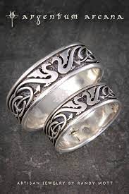 Matching Celtic Dragon Wedding Rings Unique His And Hers Rings Unusual Wedding Rings Dragon Wedding Dragon Wedding Bands