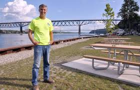 But he can also turn a barren wilderness into an oasis with water! Oasis By The River Highland Landing Park Hudson Valley One