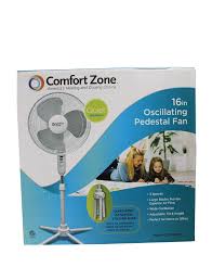 * estimated stock levels as of fri, jun 25, 2021. Comfort Zone 16 Oscillating Pedestal Fan White