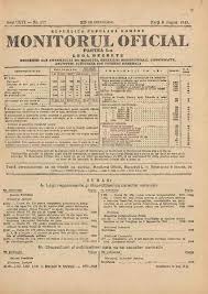 Monitorul oficial al româniei is the official gazette of romania, in which all the promulgated bills, presidential decrees, governmental ordinances and other major legal acts are published. FiÈ™ier Monitorul Oficial Al Romaniei Partea 1 1948 08 03 Nr 177 Pdf Wikipedia