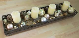 Weihnachten Weihnachts Deko Dekoration Adventskranz Tablett Diy Anleitung Ganz Boden Weihnachtsdekoration Adventskranz Rustikaler Weihnachtsschmuck