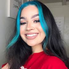 The blue color will glow in the light. Hair Streaks 20 Updated Ways To Wear This Trend All Things Hair Us