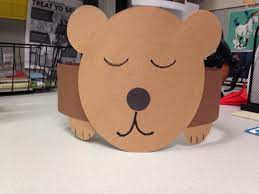 Hibernating Bear Hat Bear Crafts Preschool Crafts Hibernation Craft