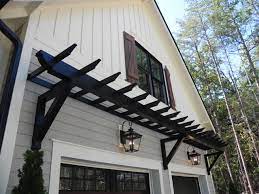 Pergola over garage door kits. Eyebrow Pergola Over Garage Ideas Photos Houzz