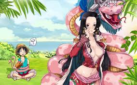 Check out this fantastic collection of luffy wallpapers, with 37 luffy background images for your desktop, phone or tablet. Luffy And Boa Hancock 64 Hd Wallpaper