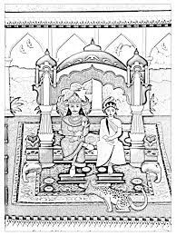 2) click on the coloring page image in the bottom half of the screen to make that frame active. Inda King Queen India Adult Coloring Pages