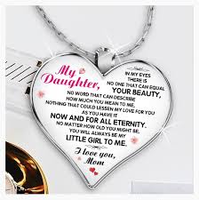 I cannot describe the happiness that you bring to my life. Always Be My Little Girl Necklace
