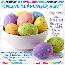 Online Facebook Party Easter Egg Scavenger Hunt Game For Direct Sales I Add An Egg To Some Post Online Party Games Facebook Party Games Scentsy Online Party