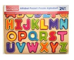Bol Com Puzzel Houten Alfabet Puzzel Leren Spelen Met Letters Puzzel Hout Vanaf 24