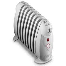 Delonghi 1200 Watt 8 Fin Oil Filled Radiant Portable Heater With Timer And Gfci Plug Trn0812t The Home Depot Portable Heater Gfci Plug Oil Filled Radiator
