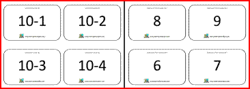 Free Math Flashcards Subtraction To 10 Answers Math Flash Cards Addition Flashcards Subtraction Flash Cards