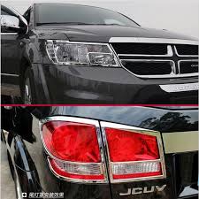 Abs Chrome Car Abs Chrome Front Headlight Rear Tail Light Cover Trim For Dodge Journey Jcuv 2013 2014 2015 2016 Dodge Journey Tail Lights Covers Chrome Cars