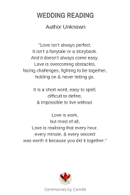 More Unique And Beautiful Wedding Readings For Your Ceremony Adelaide Marriage Celebrant Camille Abbott Wedding Ceremony Readings Wedding Readings Wedding Ceremony Script