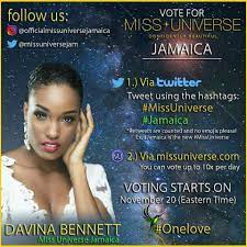 One thing that many of us would be surprised to find out is that being a contestant. Miss Universe Voting Begins Today Miss Universe Jamaica Facebook