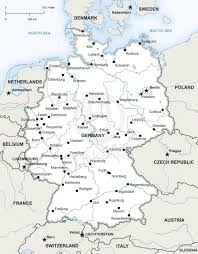 Free germany map vector download in ai, svg, eps and cdr. Vector Map Of Germany Political One Stop Map Germany Map Time Zone Map Map