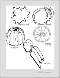 Beautiful horse coloring pages to print. Coloring Page Orange Things Abcteach