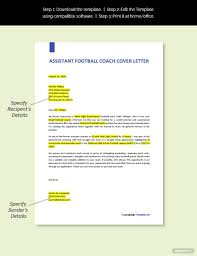 I am writing to express my interest in the basketball coach position as listed on columbia high school's website. Free Assistant Football Coach Cover Letter Template Google Docs Word Apple Pages Template Net Administrative Assistant Cover Letter Cover Letter Template Cover Letter